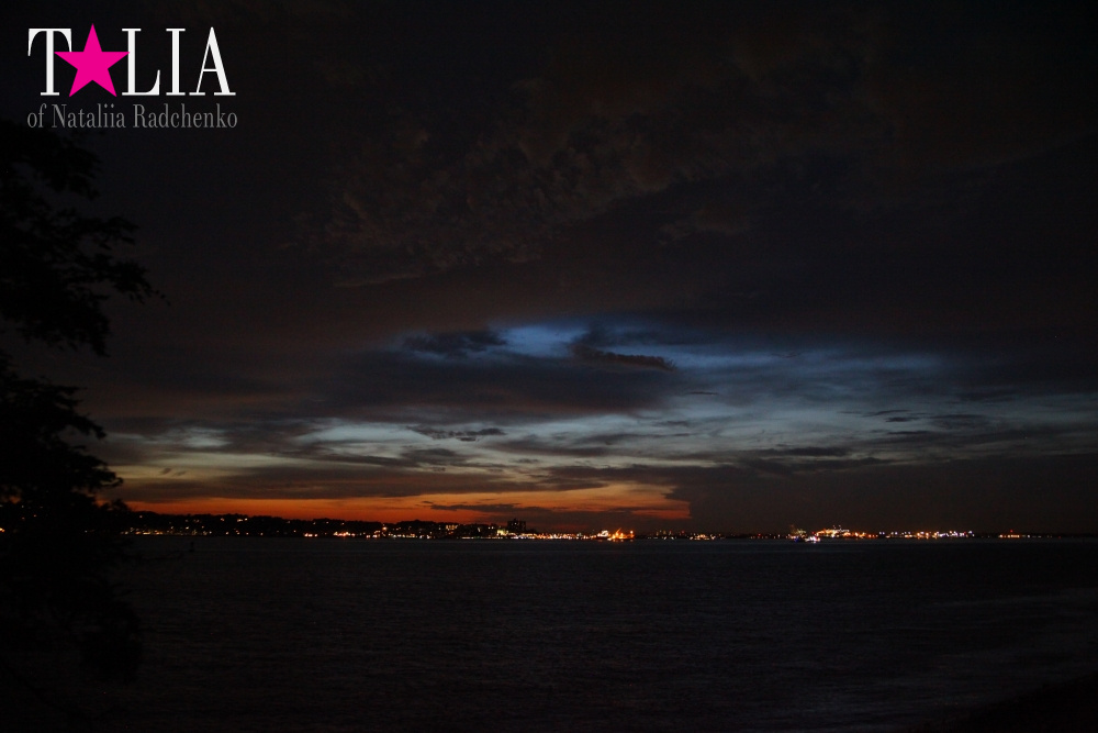 Закат на набережной Бей Риджа